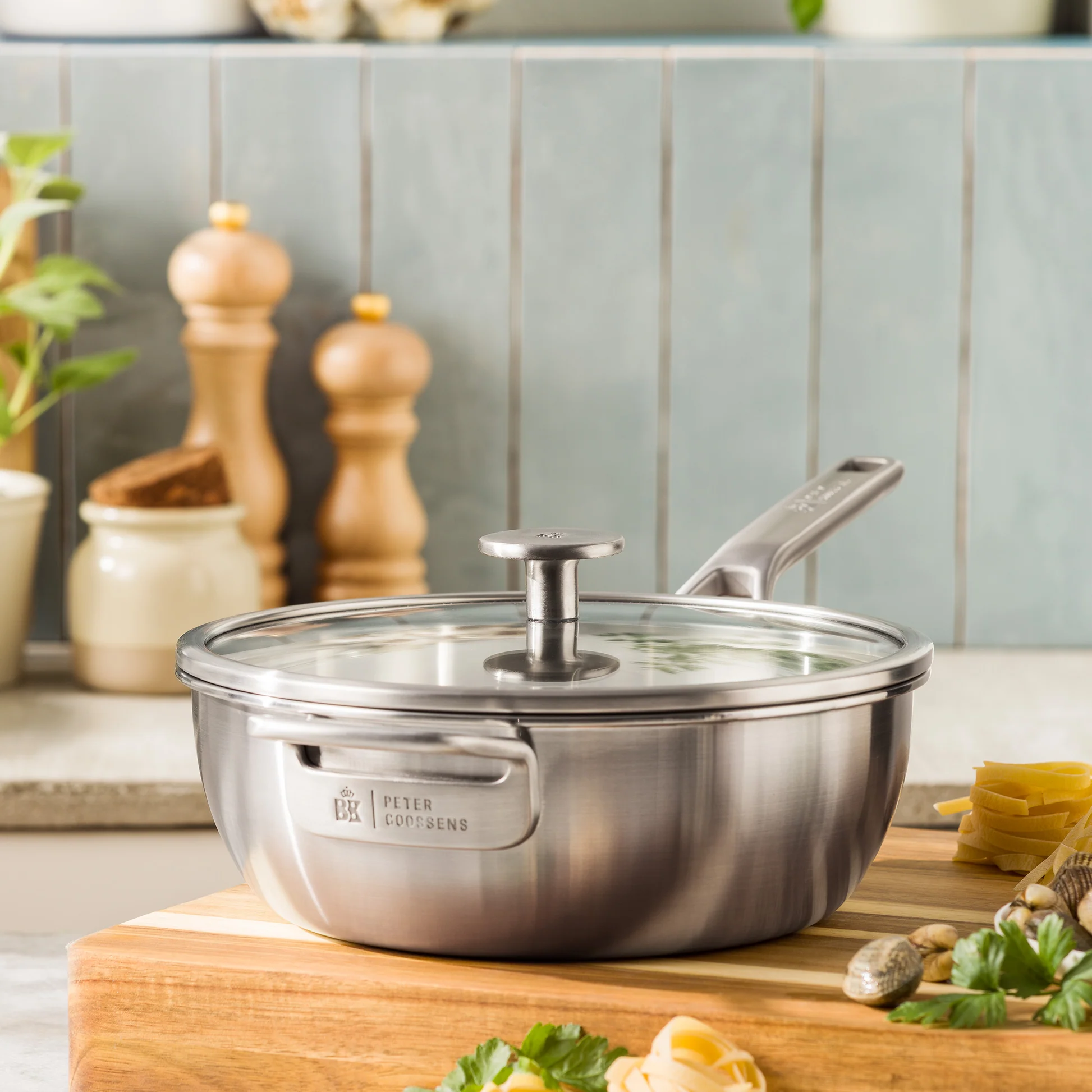 BK Peter Goossens Maestro 3PLY Sauteuse RVS - Ø 24cm - 3,38L - PFAS vrij