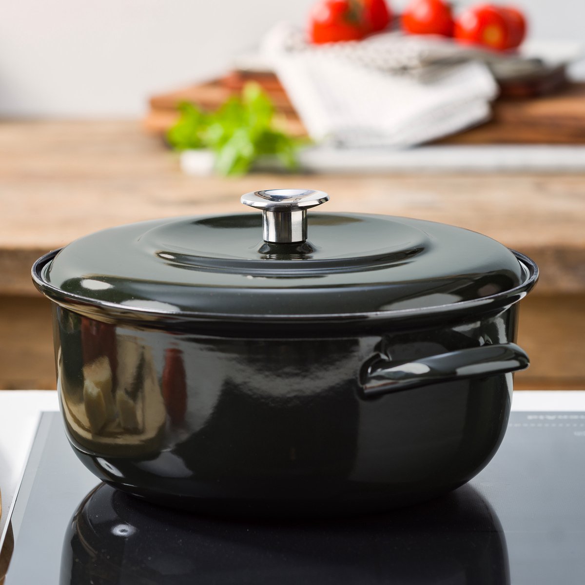 Dagelijkse Kost Jeroen Meus Emaille Stoofpot - Olijfgroen - Ø 26cm