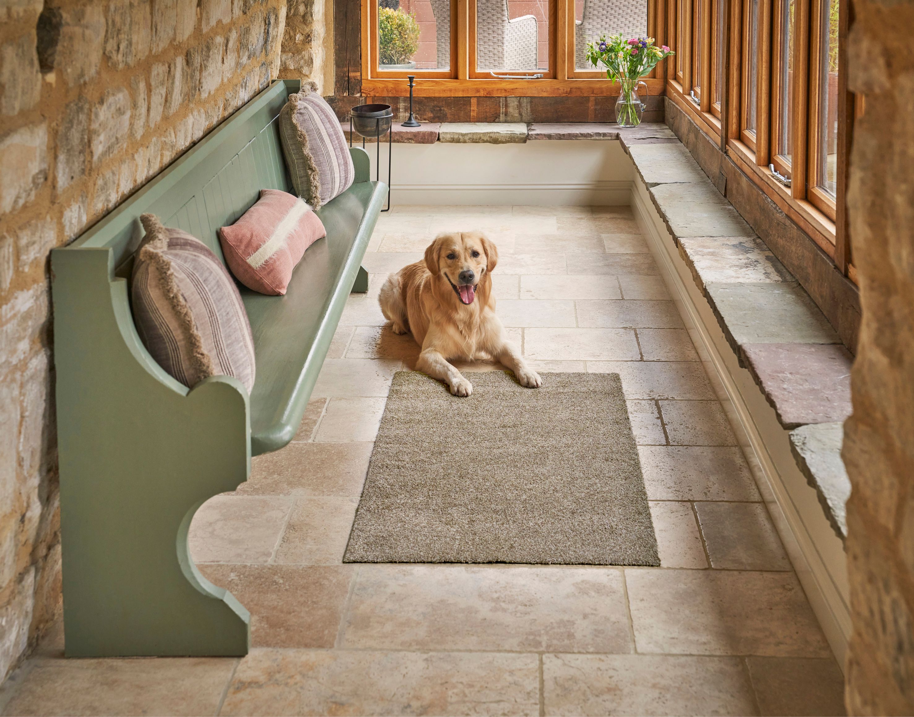 Kleen-tex Turtle Wasbare Deurmat - Fawn