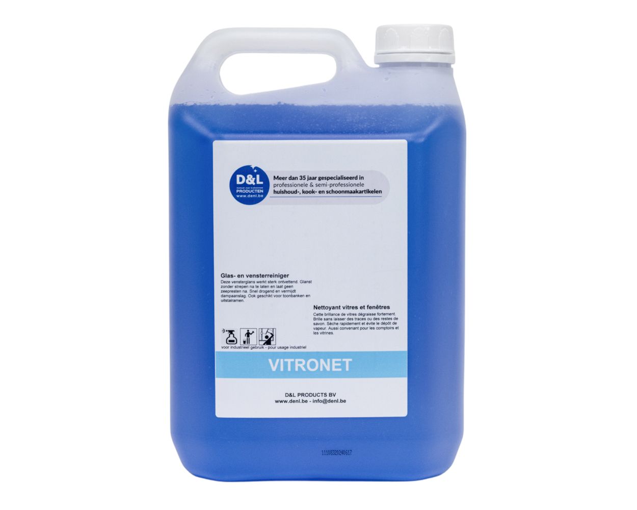 Glasreiniger Vitronet Vensterglans Glassofix - 5L