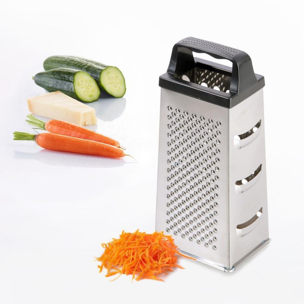 Westmark Vierzijdige Rasp met plastic handvat - Rvs