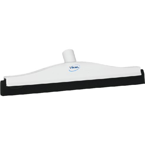 Vikan Klassieke Vloertrekker - Vast Nek - Zwarte Rubber - 40cm