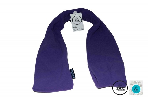 Écharpe en anneau P&T - Violet vif - micropolaire - 85 x 12 cm