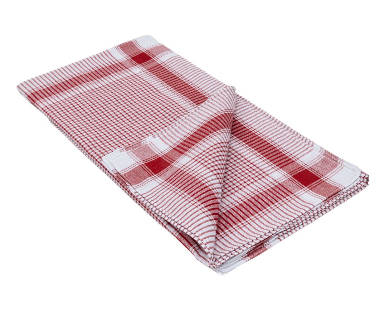 D&L Heren Zakdoeken - Rood - 40 x 40cm - 12 Stuks - Katoen