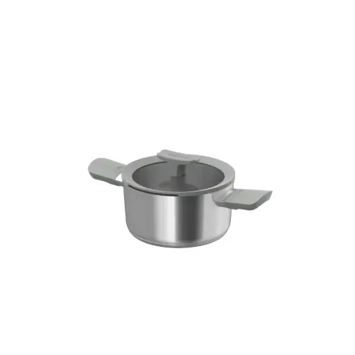 BergHOFF LEO Kookpot met Deksel - Balance Moonmist - Gerecycleerd Rvs - PFAS vrij