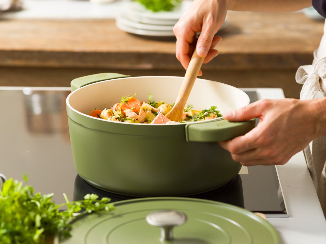 Dagelijkse Kost Jeroen Meus Proline Casserole - Cooking Pot - Ø 26cm - Matcha Green