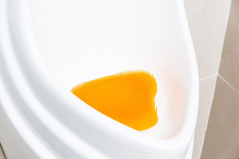 D&L Urinoir Mat Antisplash - Orange - Tropical