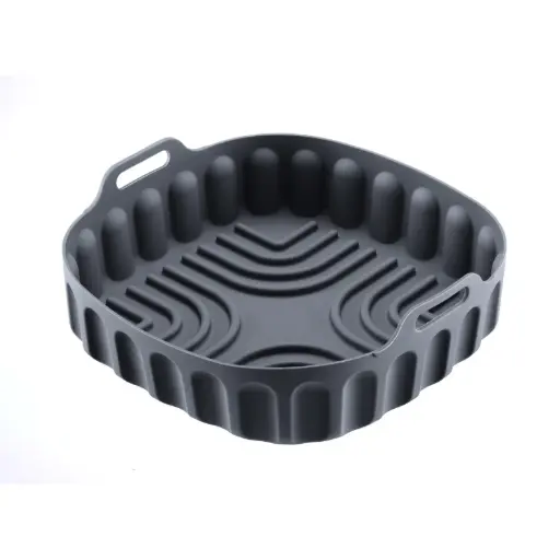Westmark Siliconen Bakvorm voor Airfryer - 21,5 x 21,5 x 5cm - Herbruikbaar en Duurzaam