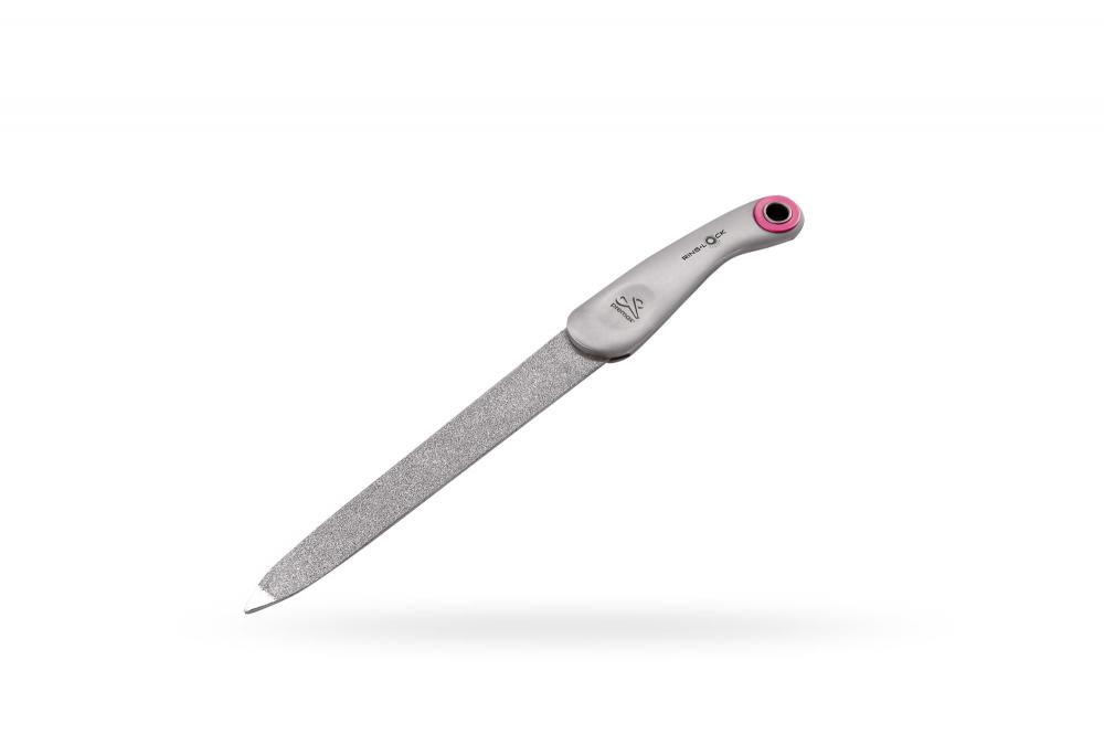 Premax Ringlock Nagelvijl - 9cm - Roze