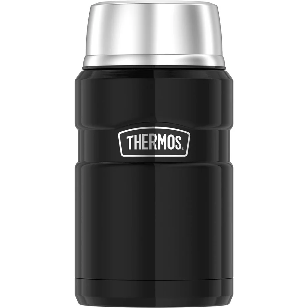 Thermos Stainless King Voedseldrager - Charcoal Black Polished