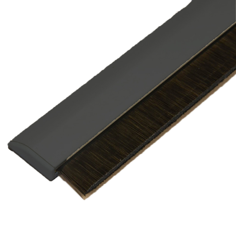 Confortex Aluminium Tochtstrip Zelfklevend met Verstelbare Borstels - 100cm