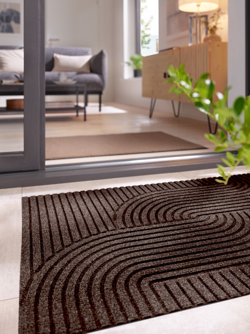 Kleen-Tex Dune Deurmat voor binnen en buiten - Loop dark brown