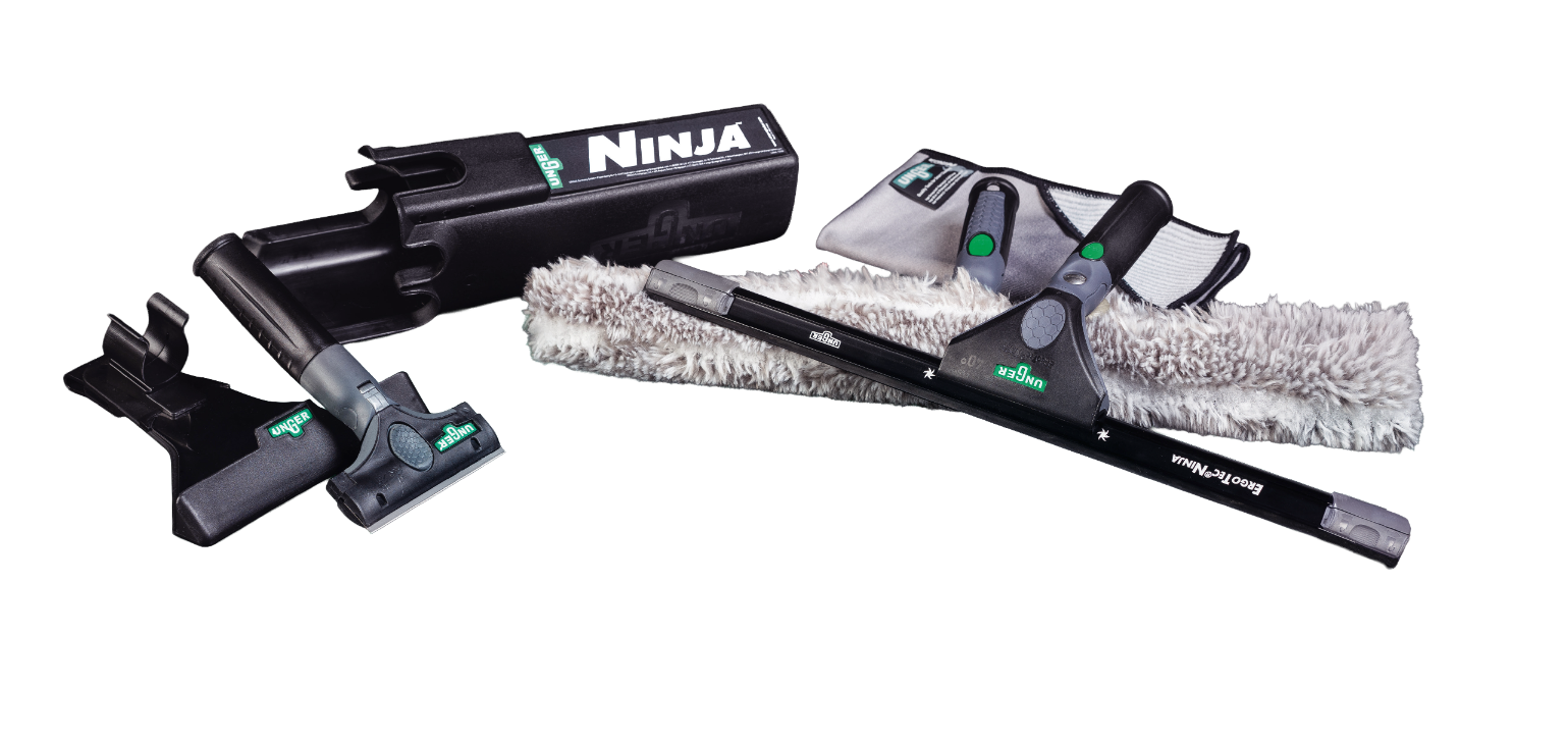 Unger ErgoTec Ninja Professionele Glasreinigingsset 6in1 - 45cm