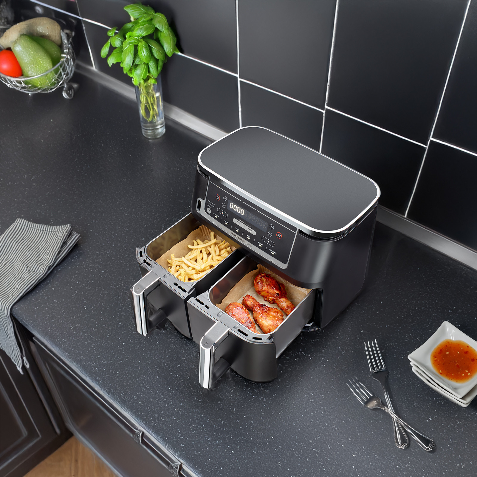 Westmark Bakpapier voor Airfryer - 100 Stuks - 22 x 14 x 4,5cm