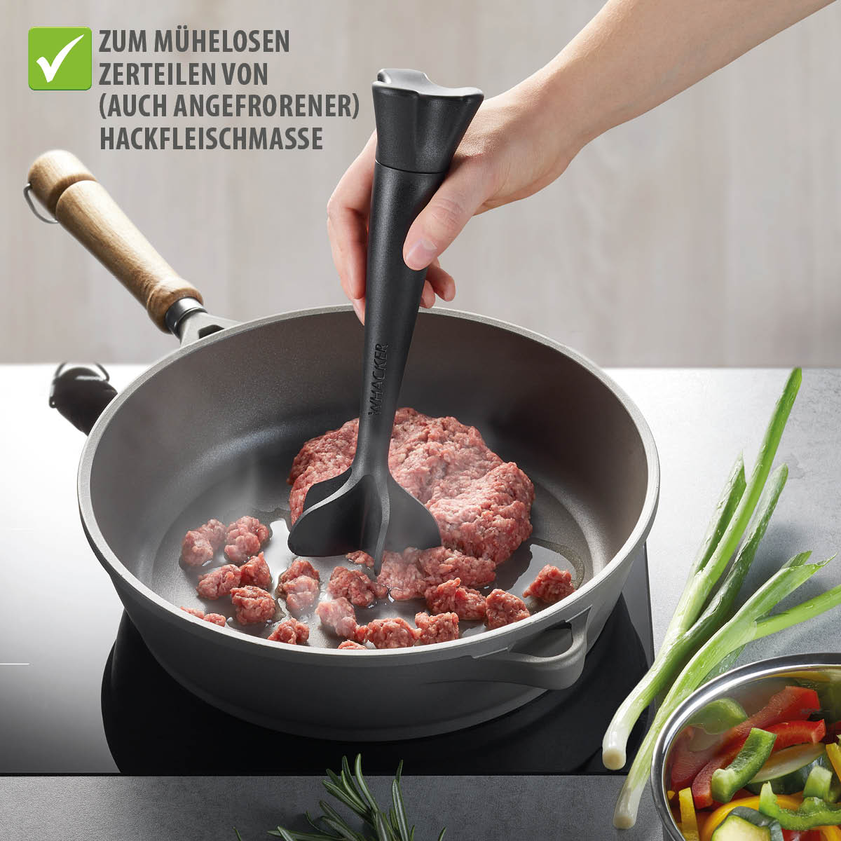 Gefu Whacker Gehakt Stamper - Vleeshakker