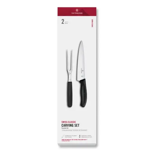 Victorinox Swiss Classic Trancheer Set 2-delig - Zwart - Geschenkdoos