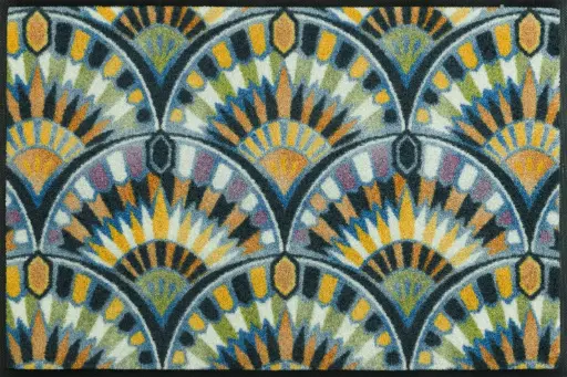 Kleen-Tex Wash+Dry Wasbare Deurmat - Feather Arc