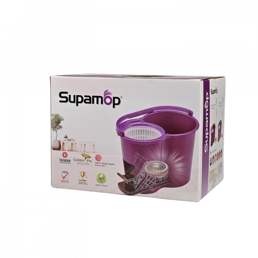Supa Mop - Spinner Mop + Pedaal | SUPAMOPTURBO