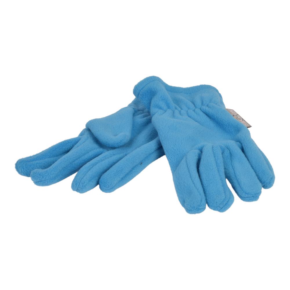 Gants pour enfant P&T - Micro Polaire - Bleu de mer