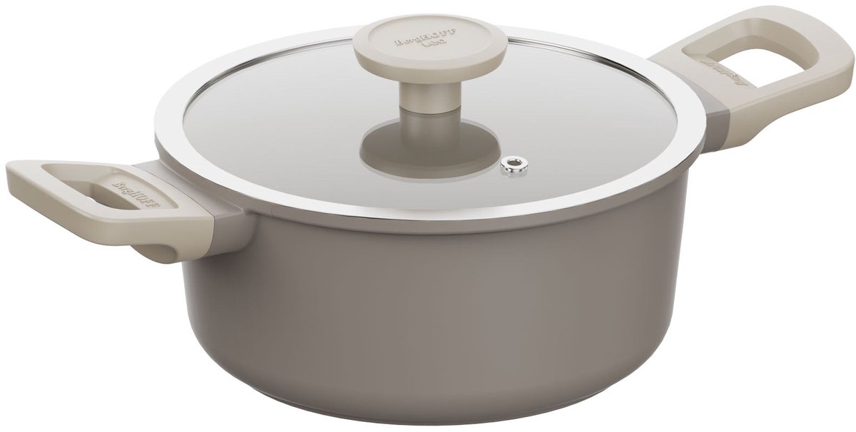 BergHOFF LEO Kookpot Dune met Glazen Deksel - PFAS-vrij