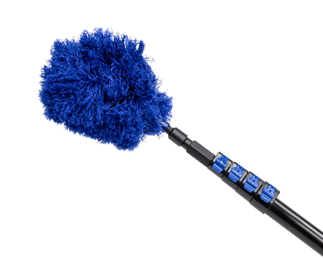 D&L Ragebol - Stofborstel - Fan Brush - Blauw