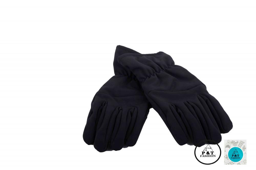 P&T Softshell Handschoenen Dames - Zwart