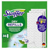 Swiffer Vloerwisdoekjes - Vloerreiniger Droge Doekjes - 36 Stuks