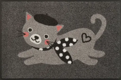 Kleen-Tex Wash+Dry Wasbare Deurmat - Madame Minou - 50x75cm