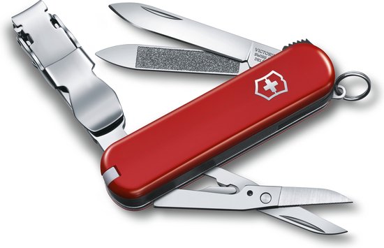 Victorinox Nail Clip 580 – 8 Functions – 65mm – Red