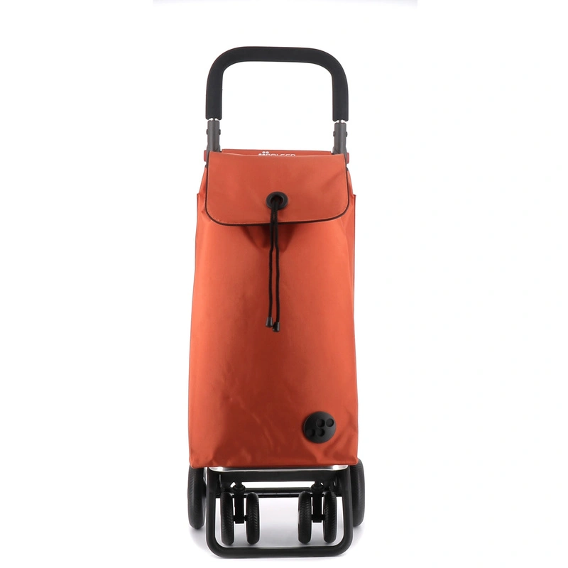 Rolser Boodschappentrolley I-Bag Mf - 4.2 Tour Plus - Roterende Voorwielen - Verstelbare Handgreep - Naranja