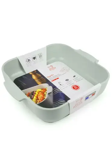 Peugeot Appolia Vierkante Keramische Ovenschaal - Saliegroen - 36cm