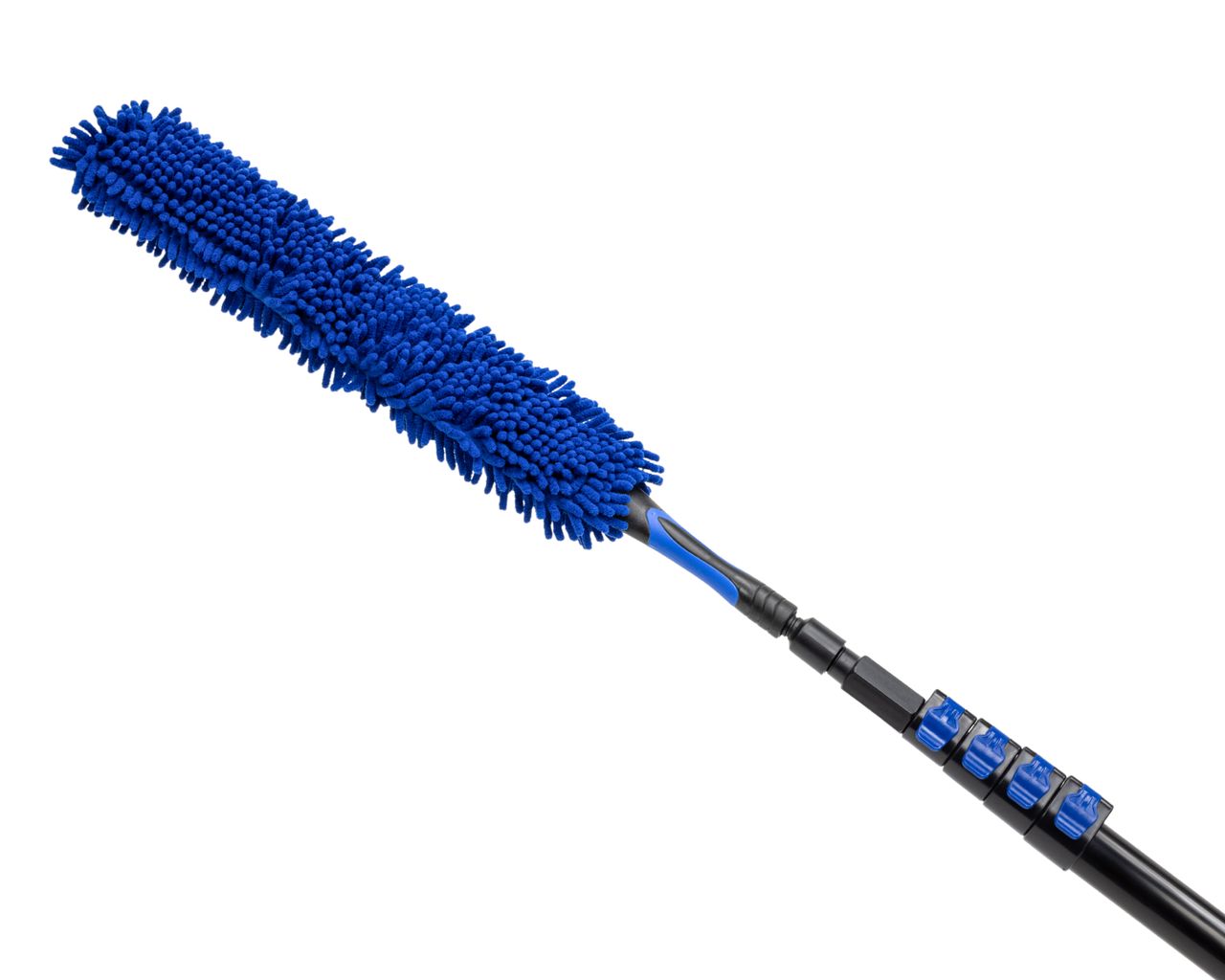 D&L Plooibare Plumeau Duster - Stof Lat Chenille - Blauw