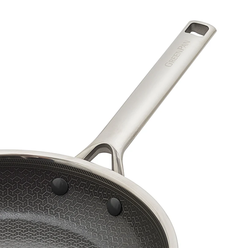 Greenpan Apex Frying Pan Thermobond Hybrid Casserole Dish - 3 layer stainless steel for perfect results - PFAS free