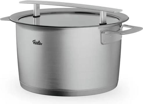 Fissler Phi Collection Hoge Kookpot met Glazen Deksel - Ø 24cm