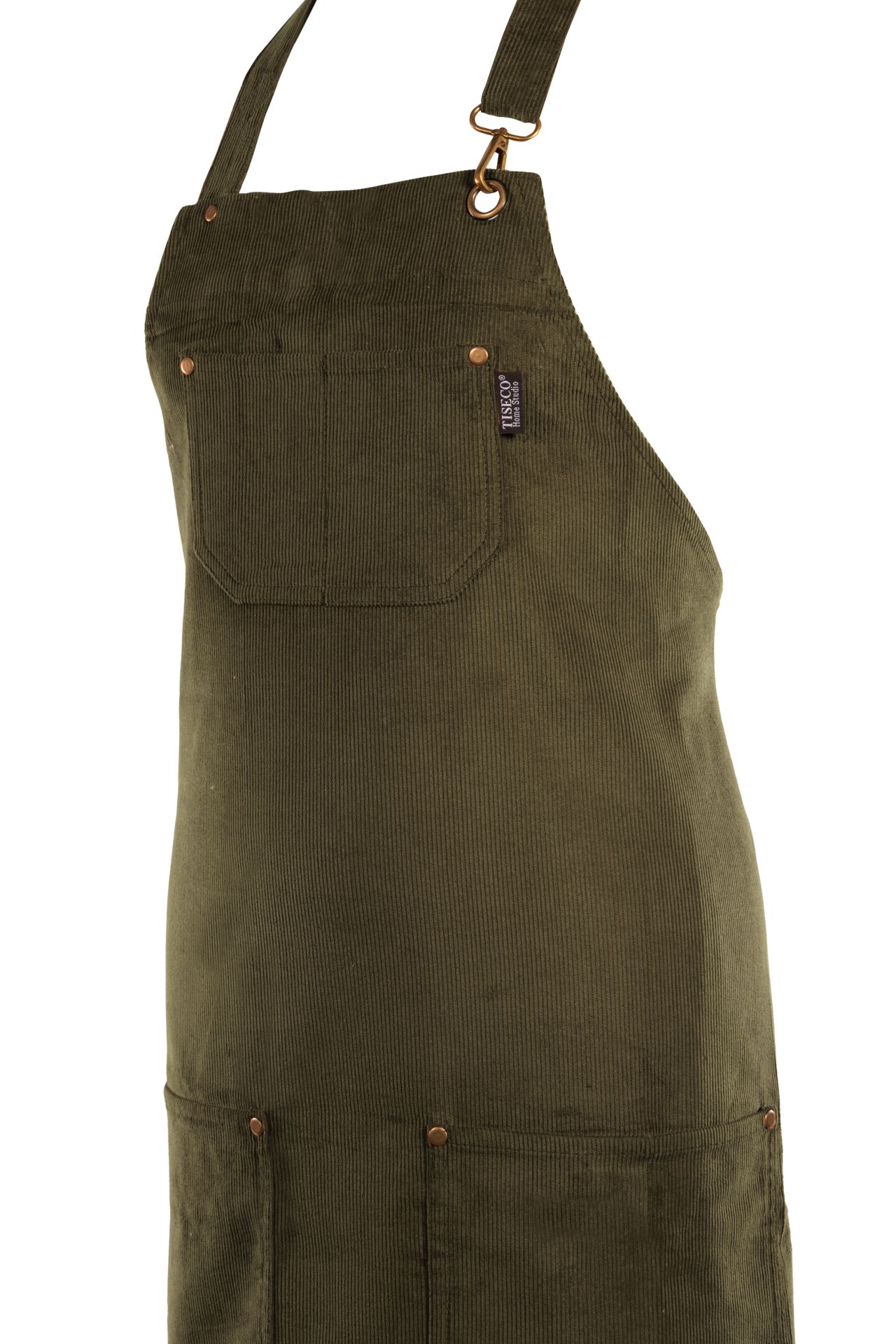 Tiseco Velmar Tablier de cuisine avec poches - 70 x 85 cm