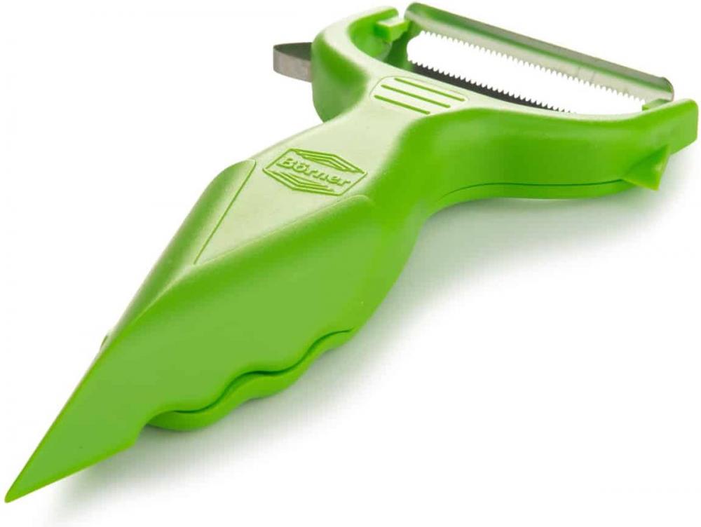 Börner 6 in 1 Dunschiller met Rasp Kleur : Groen