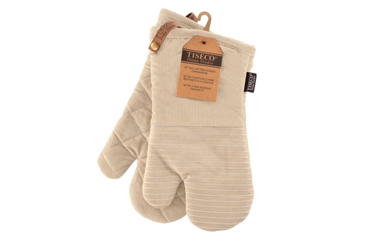 Tiseco Velmar Oven Gloves – Set of 2 – 17 x 33 cm