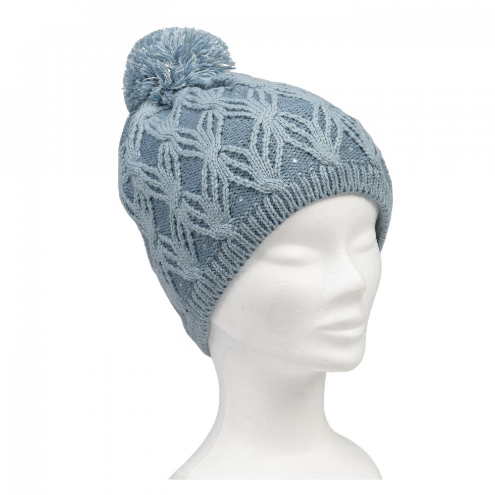 Bonnet enfants P&T Glitter - Vert de mer - 53-55