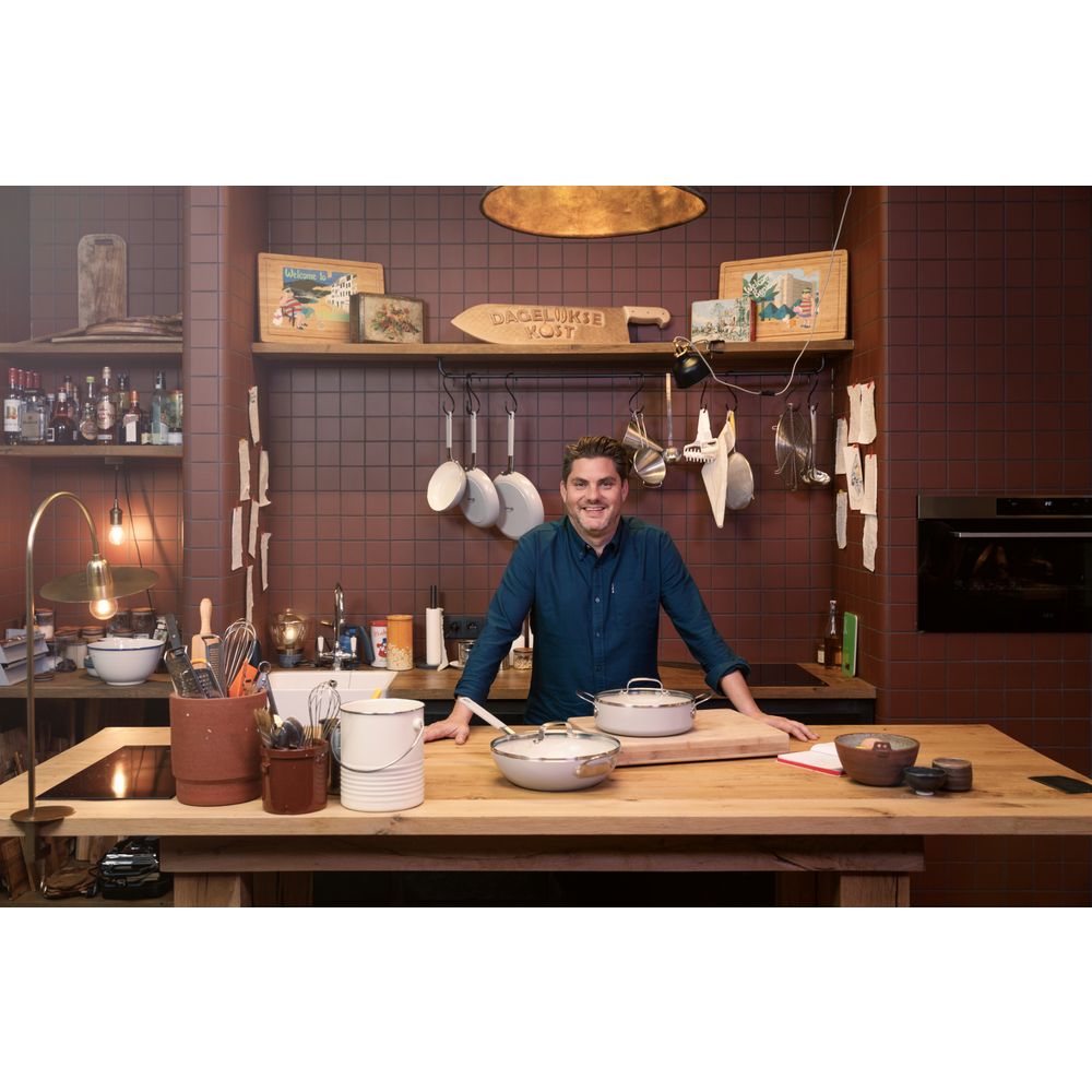 Dagelijkse Kost Jeroen Meus Proline 3-delige Keramische Pannenset - PFAS vrij - Ø 20, 24 & 28cm