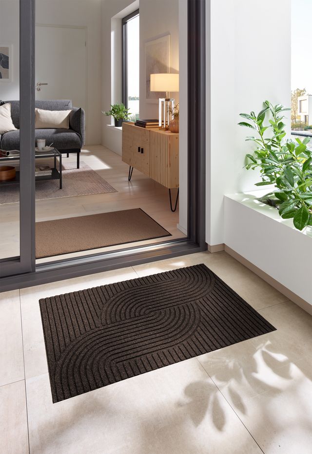 Kleen-Tex Dune Deurmat voor binnen en buiten - Loop dark brown