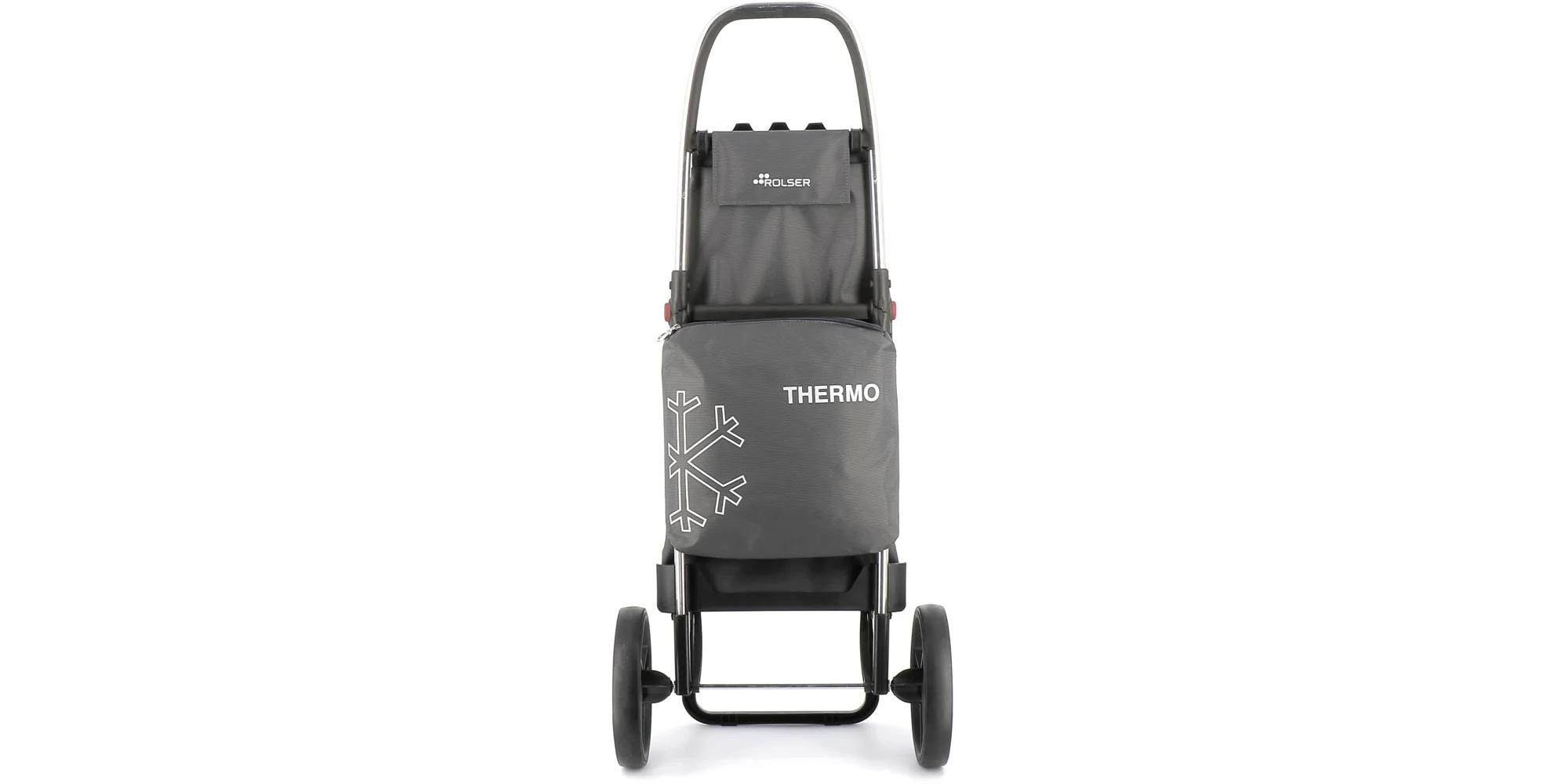 Rolser I-Max Termo Zen 2 Big Wheels Shopping Trolley – Cooler Bag – Foldable – Marengo