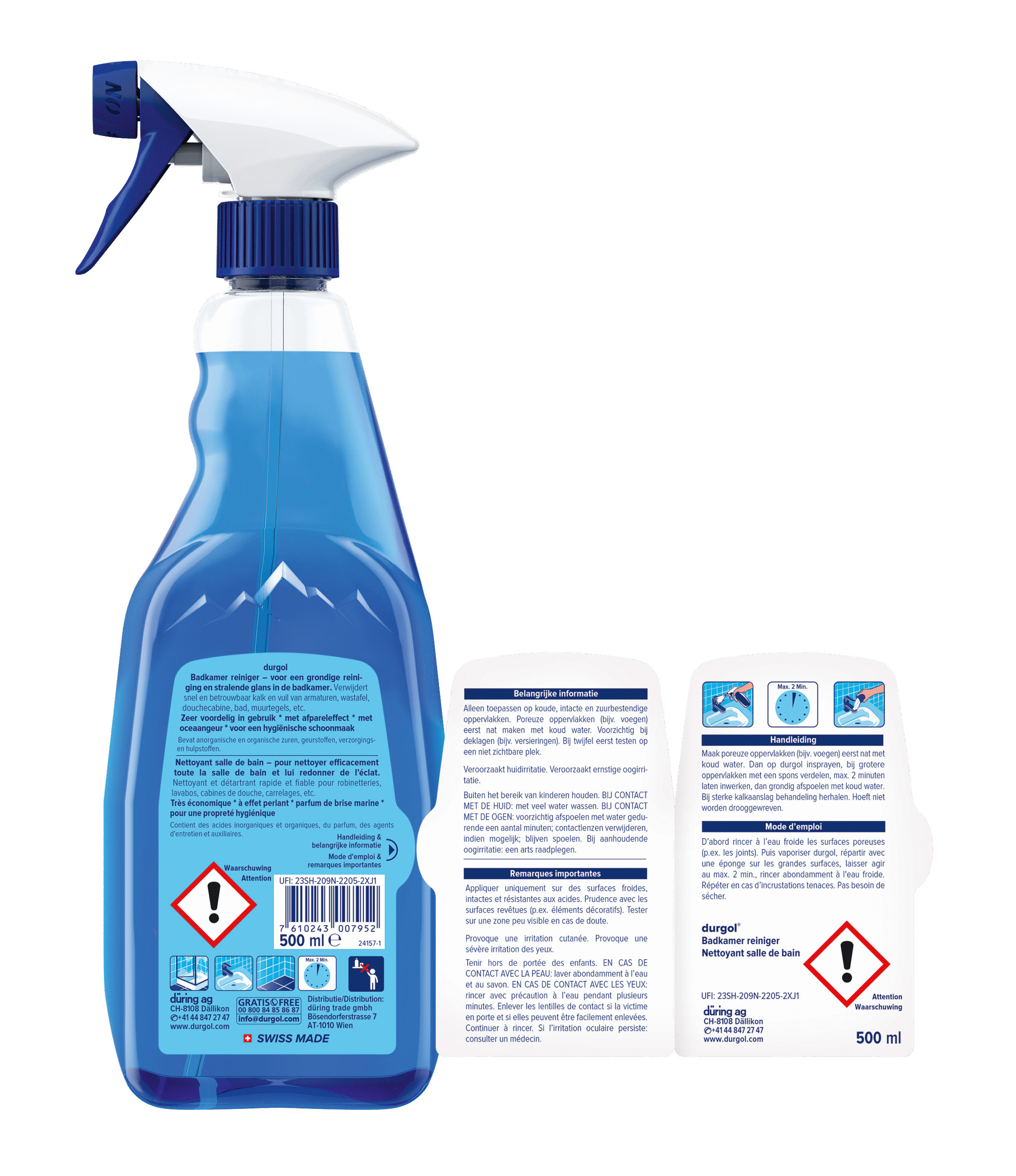 Durgol Badkamer Reiniger - 500ml