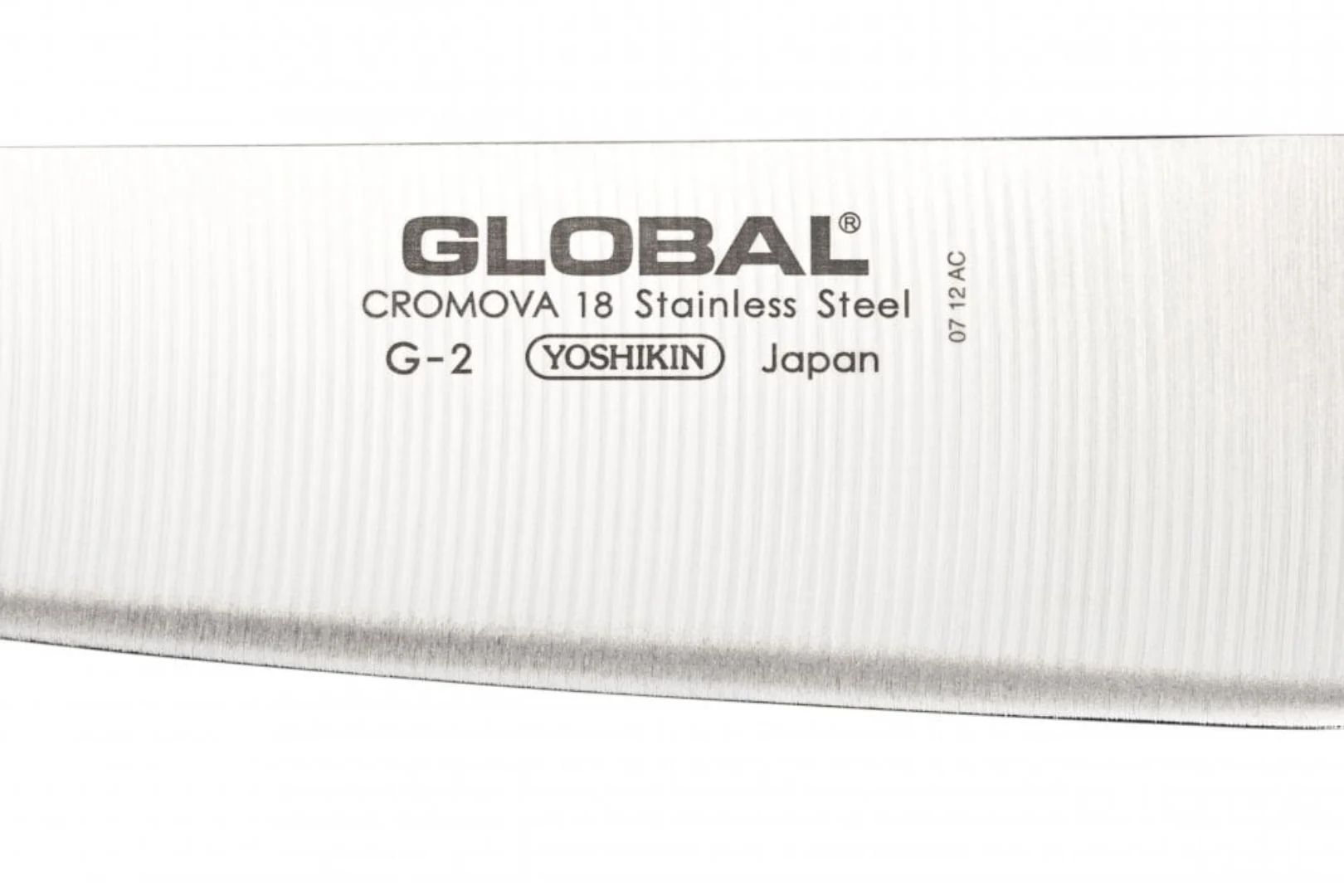 Global G-2 chef’s knife with knife sharpener