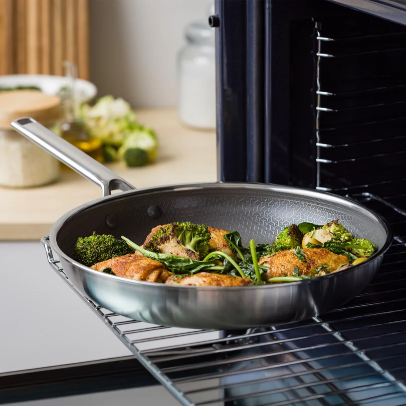 Greenpan Apex Frying Pan Thermobond Hybrid Casserole Dish - 3 layer stainless steel for perfect results - PFAS free