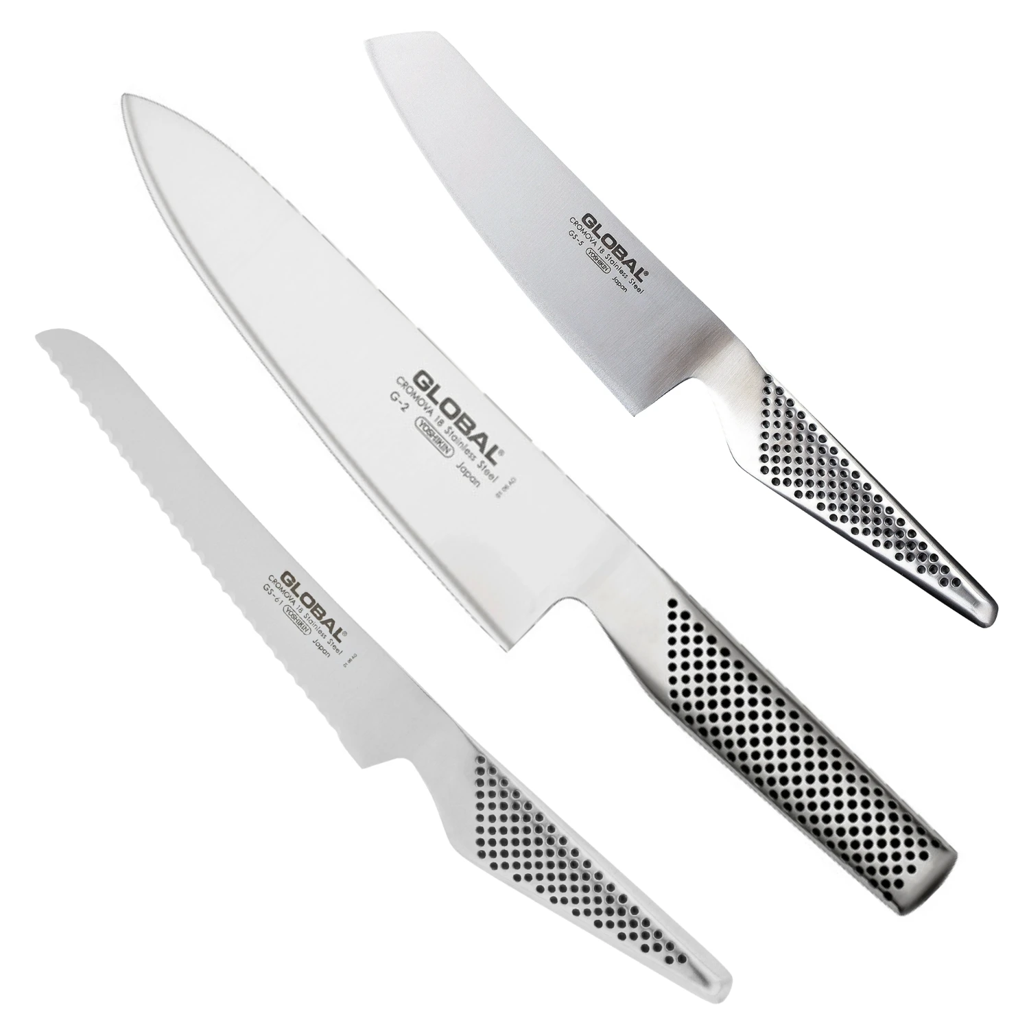 Global G-2561 3-piece knife set