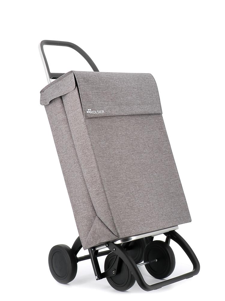 Rolser Boodschappentrolley Jean Tweed - 4 Wielen - Grijs