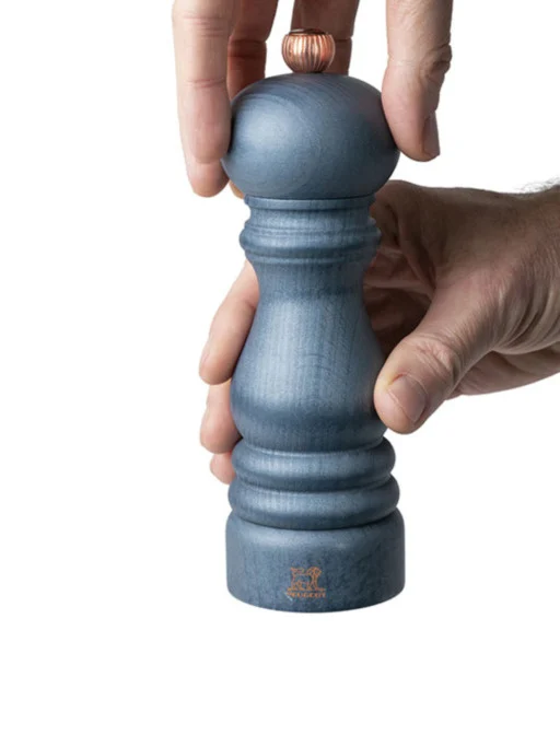 Peugeot Paris Duo Peper- en Zoutmolen - 18cm - Beukenhout in Denim Kleur