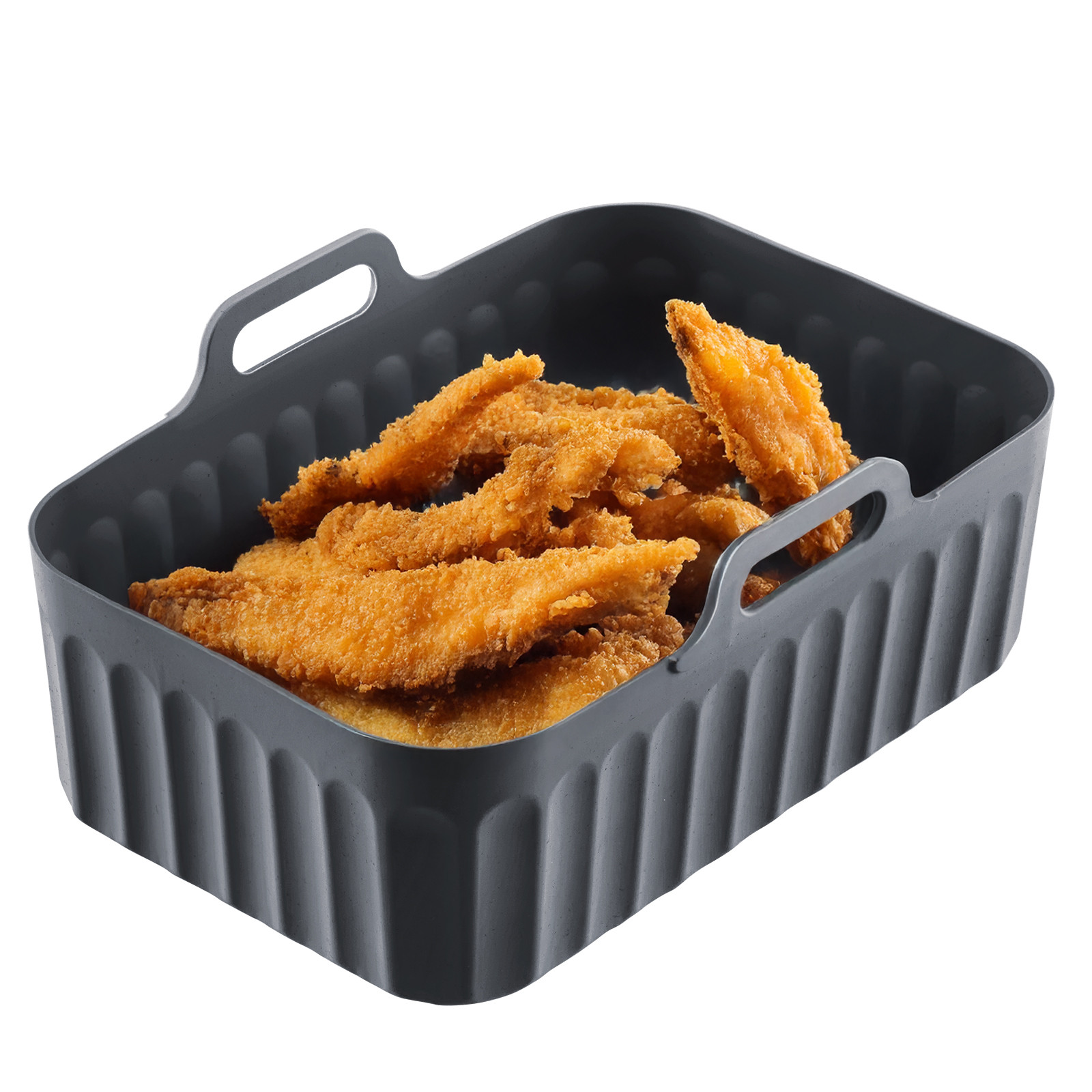 Westmark Siliconen Bakvorm voor Airfryer - 21,5 x 13,5 x 7cm - Herbruikbaar en Duurzaam