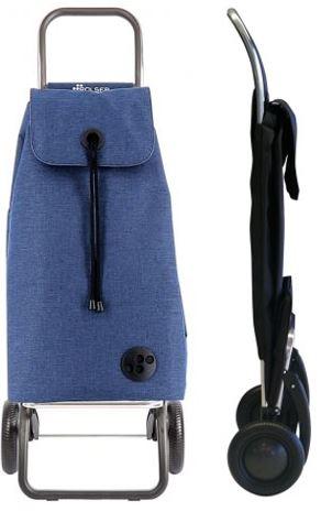Rolser Boodschappentrolley I-Max Tweed - Convert RG - Azul