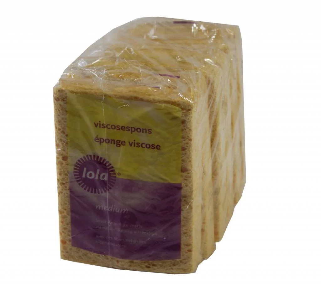 Eponge en viscose Lola par 6 pièces
